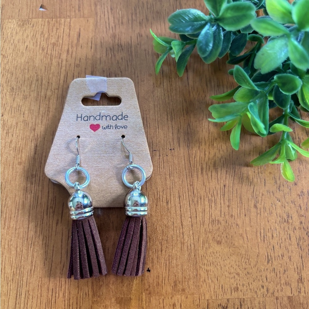 Handmade tassel earrings